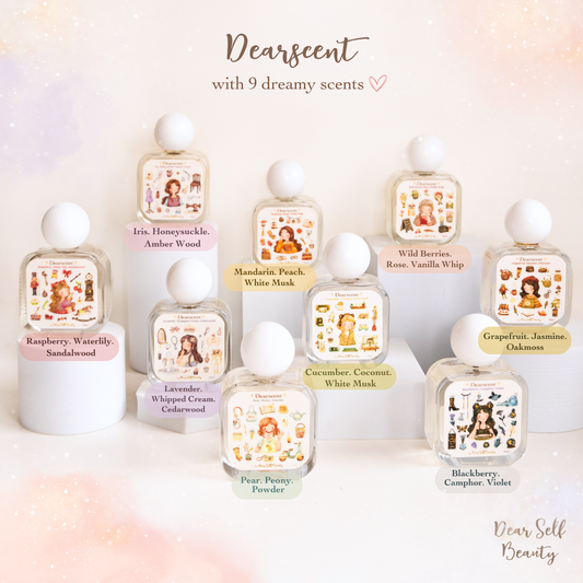 Dear Self Beauty Dearscent (Cucumber. Coconut. White Musk) Perfume