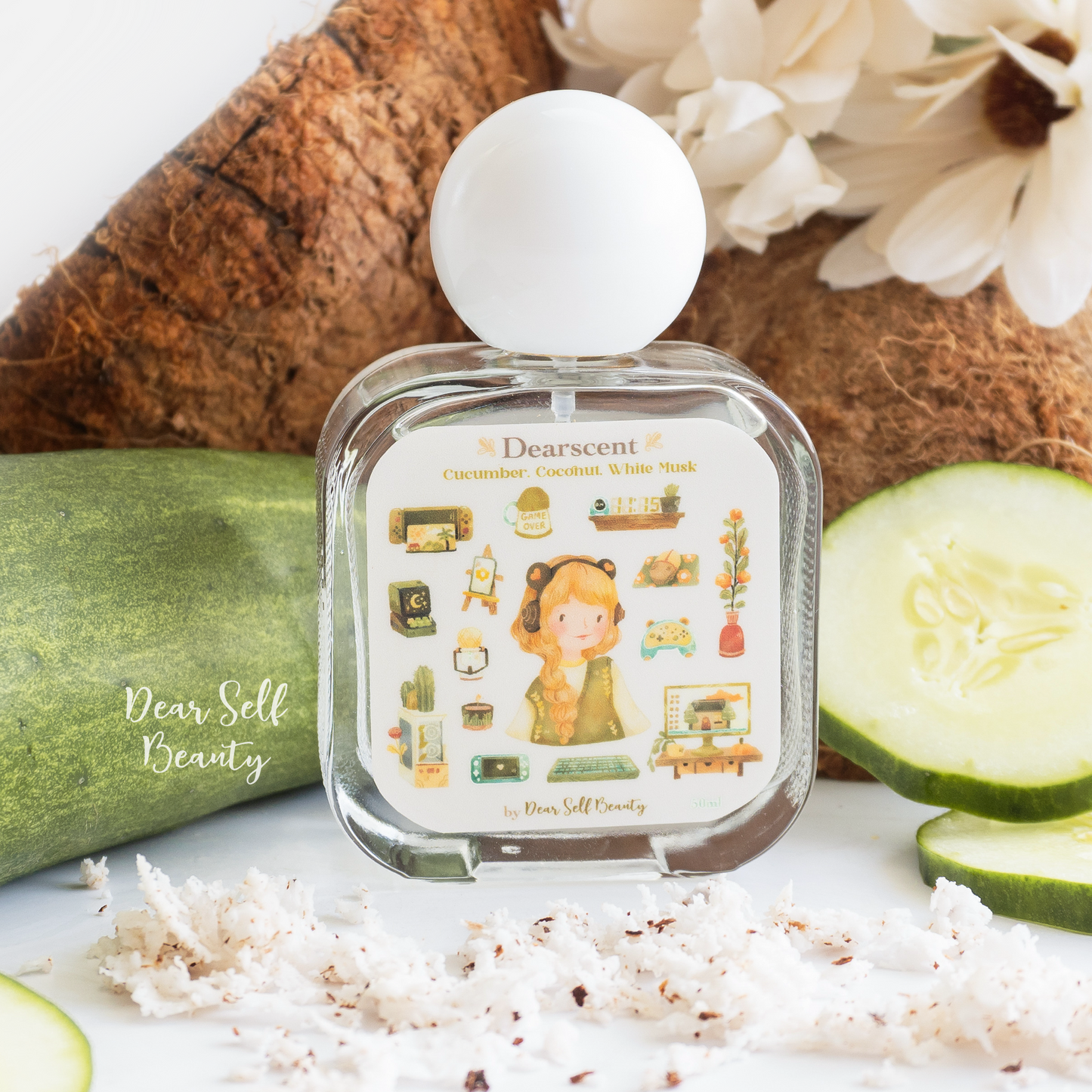 Dear Self Beauty littleDearscent (Cucumber. Coconut. White Musk) Perfume
