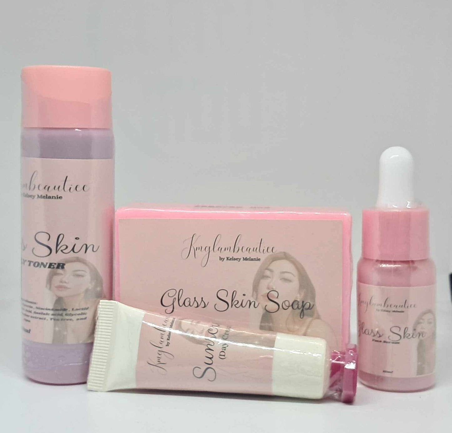 Kmglambeautiee glass skin set